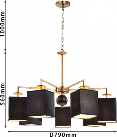 Фото Подвесная люстра Favourite Diva 2822-7P