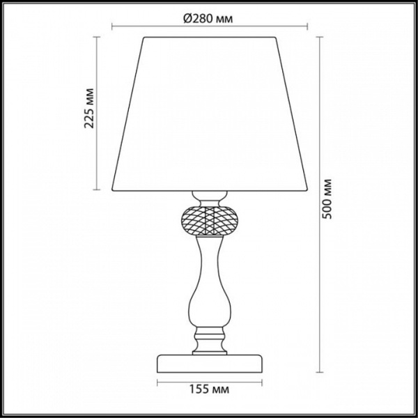 Фото Настольная лампа декоративная Odeon Light Gaellori 3393/1T