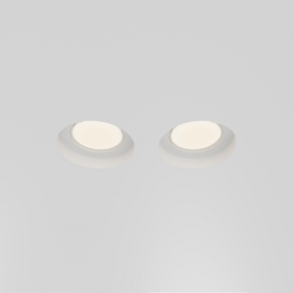 Фото Встраиваемый светильник Maytoni Gyps Modern DL002-GU10-02-W