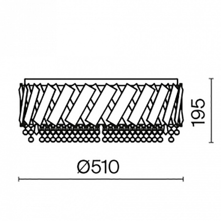 Фото Накладной светильник Maytoni Artistico MOD017CL-05BS