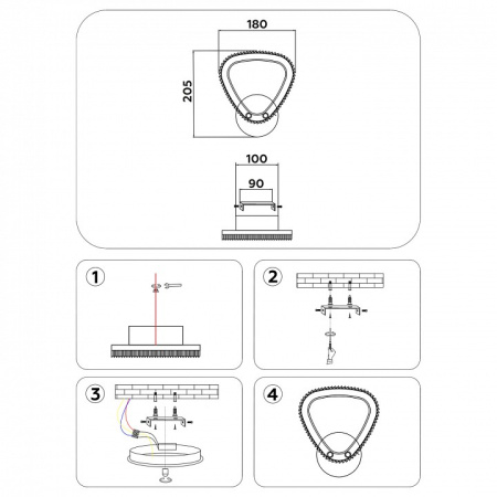 Открыть Бра Ambrella Light FA FA9557 Фото Бра Ambrella Light FA FA9557