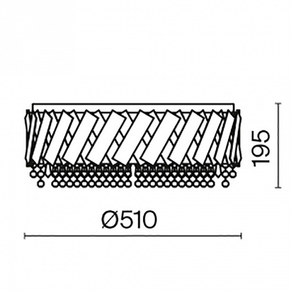 Фото Накладной светильник Maytoni Artistico MOD017CL-05BS