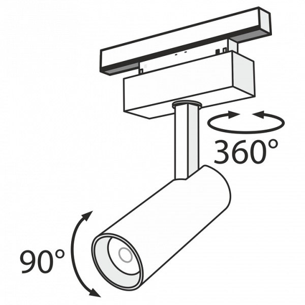Фото Светильник на штанге Maytoni Focus LED TR019-2-10W4K-B