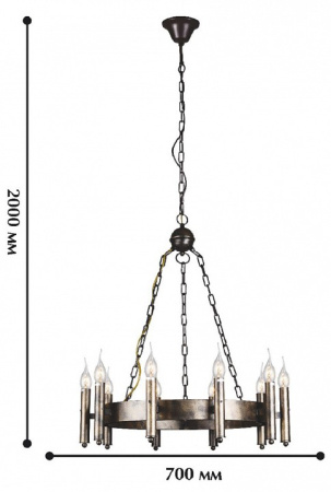 Фото Подвесная люстра Favourite Fortezza 1144-10P