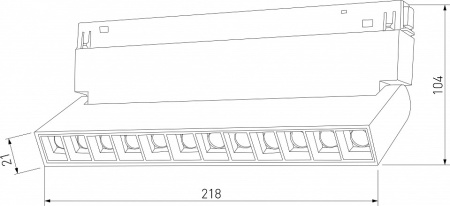 Фото Накладной светильник Elektrostandard Slim Magnetic a066587