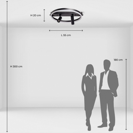 Фото Накладной светильник DeMarkt Драйв 377013303