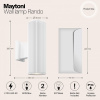 Открыть Светильник на штанге Maytoni Rando O419WL-02W Фото Светильник на штанге Maytoni Rando O419WL-02W