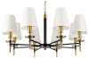 Подвесная люстра Arte Lamp Riccardo A4075LM-8BK Подвесная люстра Arte Lamp Riccardo A4075LM-8BK