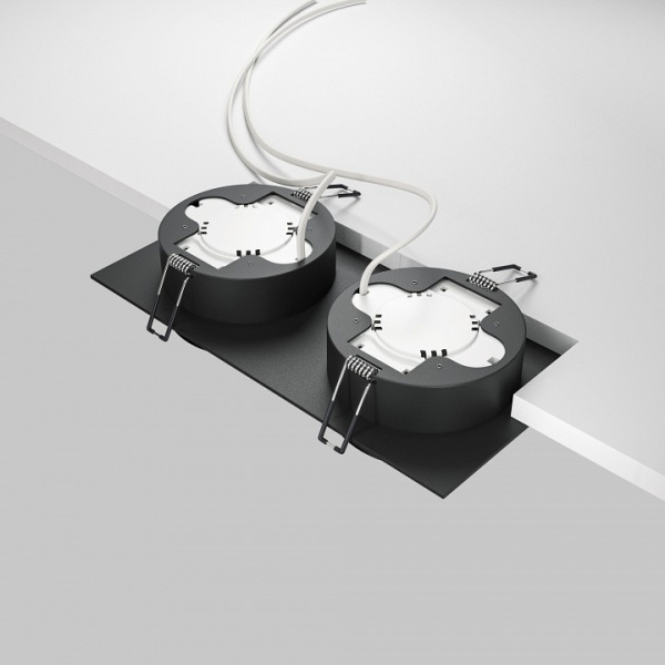 Фото Встраиваемый светильник Maytoni Hoop DL086-02-GX53-SQ-B