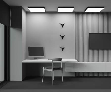 Фото Накладной светильник Maytoni Zon C032CL-90W3K-SQ-B