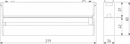Фото Накладной светильник Elektrostandard Flat Magnetic a063707