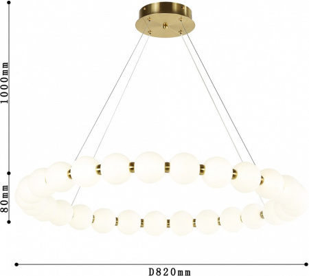 Фото Подвесная люстра Favourite Gubbare 4014-8P