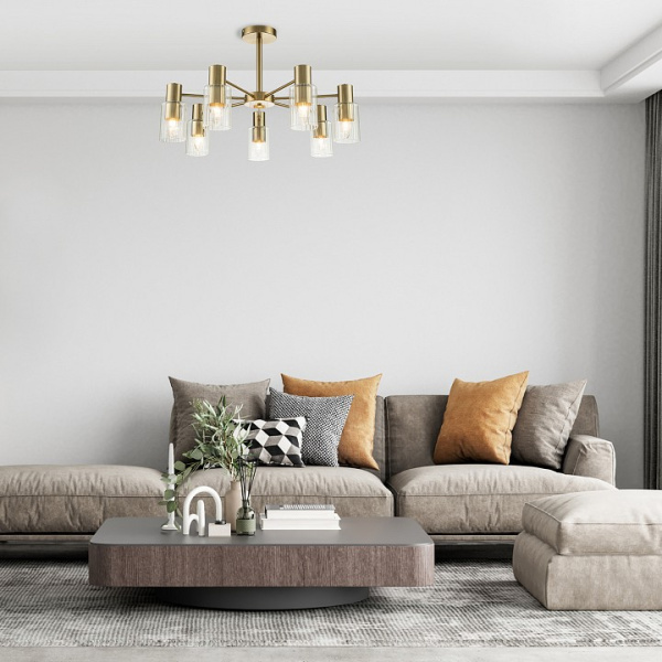 Фото Люстра на штанге Escada Diversity 2120/7P Gold