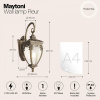 Открыть Светильник на штанге Maytoni Fleur O414WL-01GB Фото Светильник на штанге Maytoni Fleur O414WL-01GB