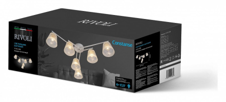 Фото Подвесная люстра Rivoli Constance Б0059261