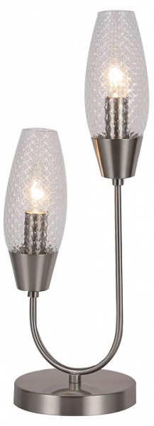 Фото Настольная лампа декоративная Escada Desire 10165/2 Nickel