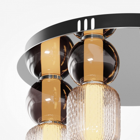 Фото Подвесная люстра Maytoni Drop MOD273CL-L60CH3K