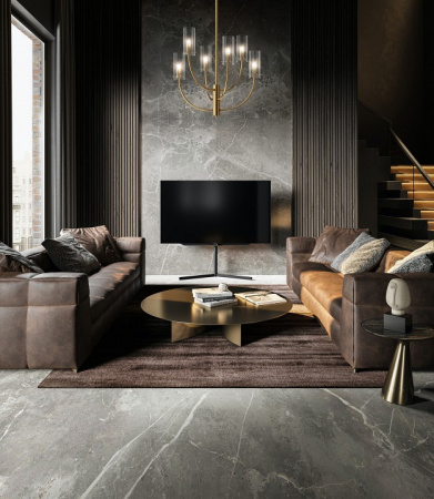 Фото Люстра на штанге Maytoni Arco MOD223PL-06BS