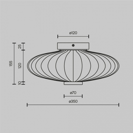 Фото Накладной светильник Maytoni Amulet MOD555WL-L4G3K