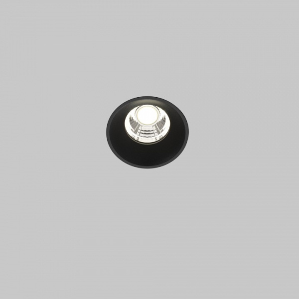 Фото Встраиваемый светильник Maytoni Round DL058-7W4K-TRS-B