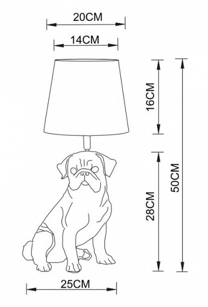 Фото Настольная лампа декоративная Arte Lamp Bobby A1512LT-1WH