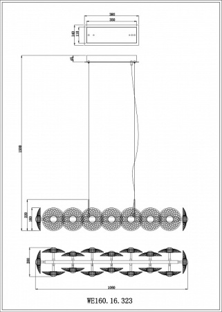 Фото Подвесной светильник Wertmark Pamela WE160.16.323