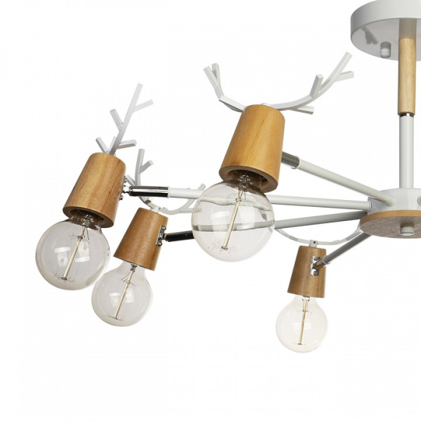 Открыть Люстра на штанге Loft it Sven 10024/8 White Фото Люстра на штанге Loft it Sven 10024/8 White