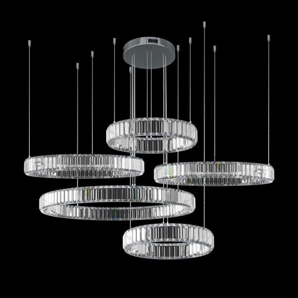 Фото Подвесной светильник Loft it Crystal ring 10135/5 Chrome