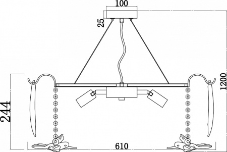 Фото Подвесная люстра Favourite Philomela 3054-8P