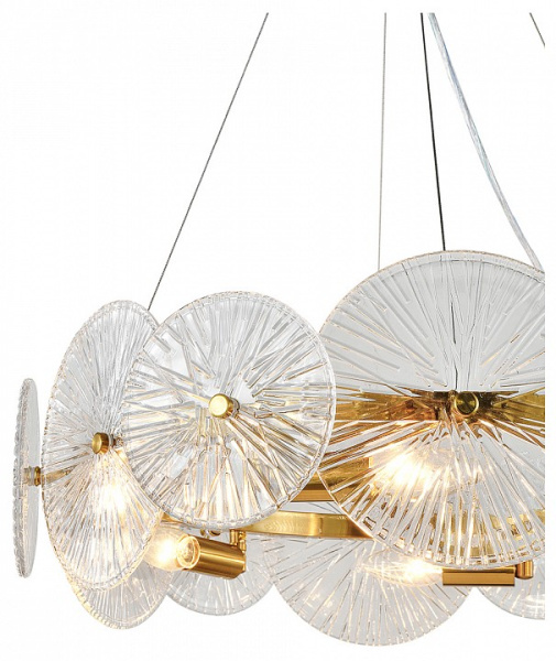 Открыть Подвесной светильник Indigo Miele 12021/6P Brass Фото Подвесной светильник Indigo Miele 12021/6P Brass