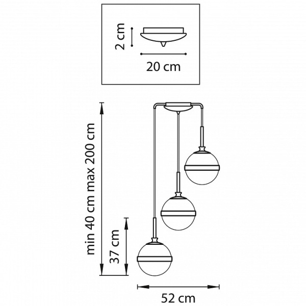 Фото Подвесной светильник Lightstar Globo 813137