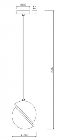 Фото Подвесной светильник Freya Element FR5181PL-01CH