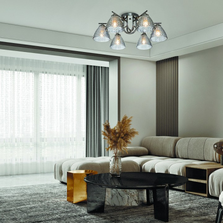 Фото Потолочная люстра Escada Adonis 659/6PL Black