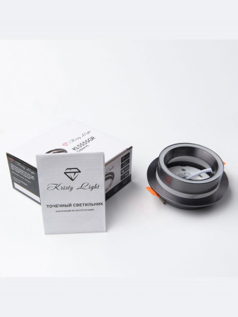 Фото Светильник потолочный встраиваемый Kristy Light KL5555GR GX53
