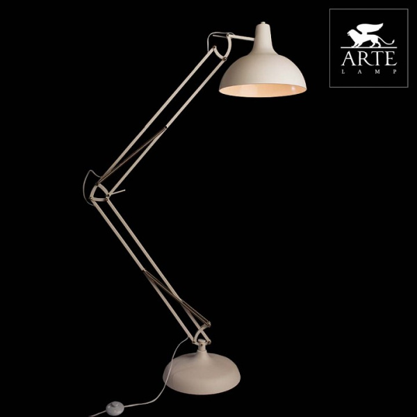 Открыть Торшер Arte Lamp Goliath A2487PN-1WH Фото Торшер Arte Lamp Goliath A2487PN-1WH
