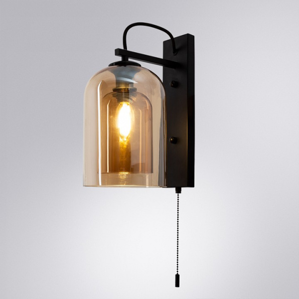 Открыть Бра Arte Lamp Paio A7015AP-1BK Фото Бра Arte Lamp Paio A7015AP-1BK
