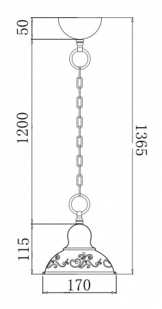 Фото Подвесной светильник Freya Benoit FR2566-PL-01-WG