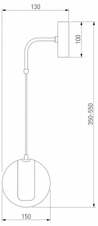 Открыть Бра Eurosvet Cobble 50258 LED дымчатый Фото Бра Eurosvet Cobble 50258 LED дымчатый