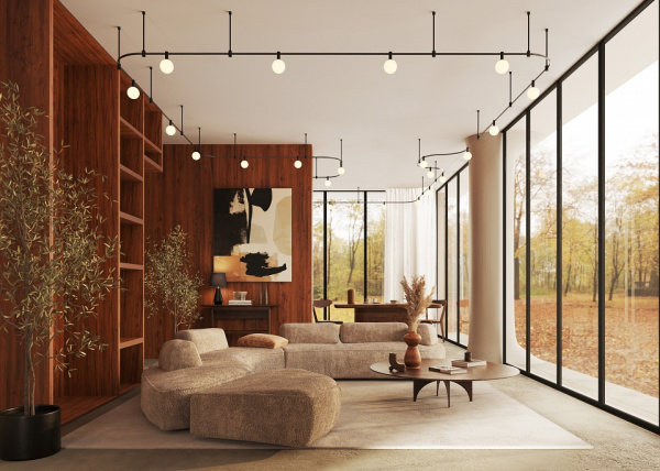 Фото Светильник на штанге Maytoni Luna TR208-1-5W3K-B