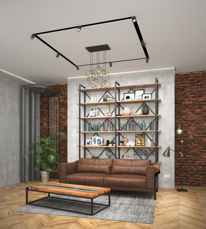 Фото Профиль-держатель встраиваемый Denkirs Flod DK5850-BK