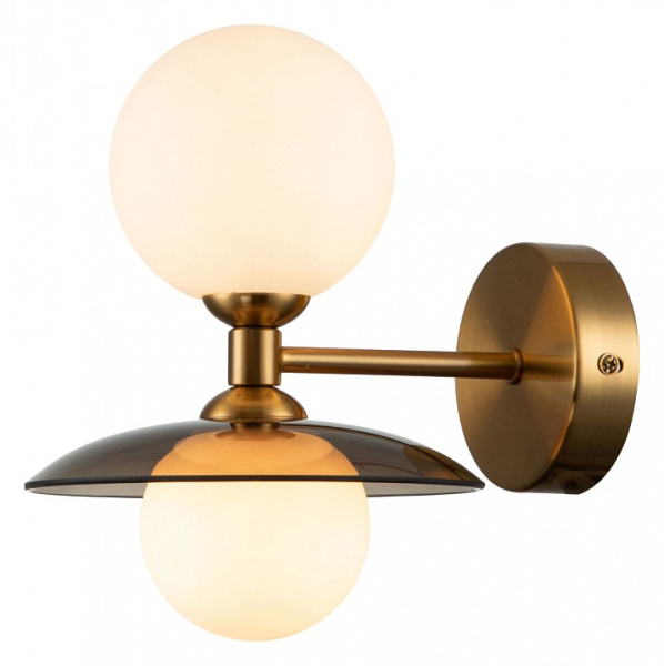 Открыть Бра Indigo Jazz 11020/2W Brass Фото Бра Indigo Jazz 11020/2W Brass