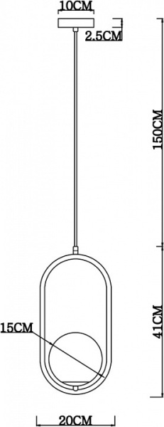 Фото Подвесной светильник Arte Lamp Matisse A7745SP-1AB