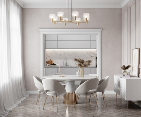 Фото Подвесная люстра Maytoni Vision MOD411PL-08G