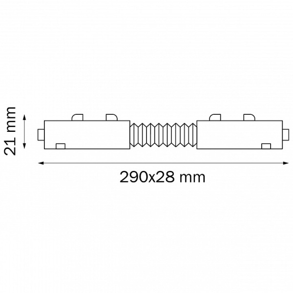 Фото Соединитель гибкий для треков Lightstar Teta 505156