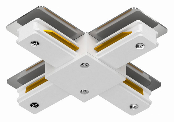 Фото Соединитель с токопроводом X-образный для треков Arte Lamp Track Accessories A110033