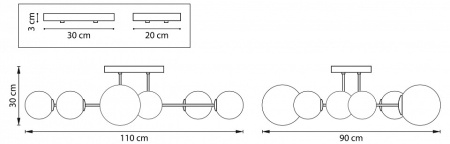 Фото Люстра на штанге Lightstar Croco 815380