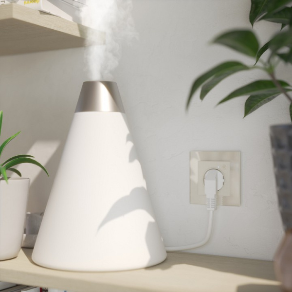 Фото Розетка с заземлением и со шторками, без рамки с Wi-Fi Werkel слоновая кость W1171603