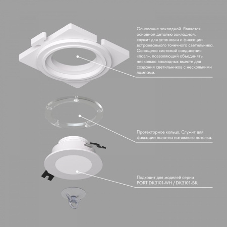 Фото Кольцо декоративное Denkirs DK3101 DK3101-SCB