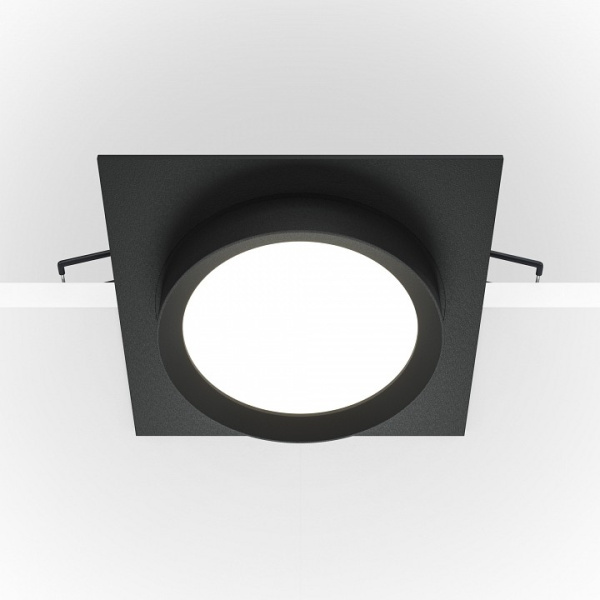 Фото Встраиваемый светильник Maytoni Hoop DL086-GX53-SQ-B