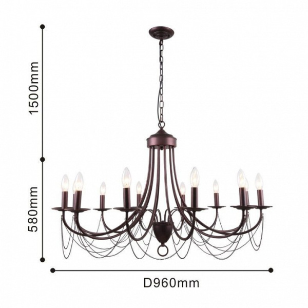 Фото Подвесная люстра F-promo Plini 2590-12P